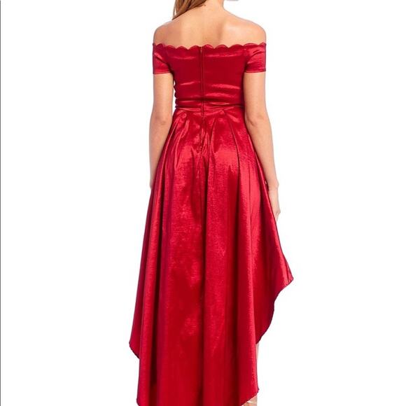 B. Darlin High Low Red Prom Homecoming Dress 5/6 - Picture 2 of 6